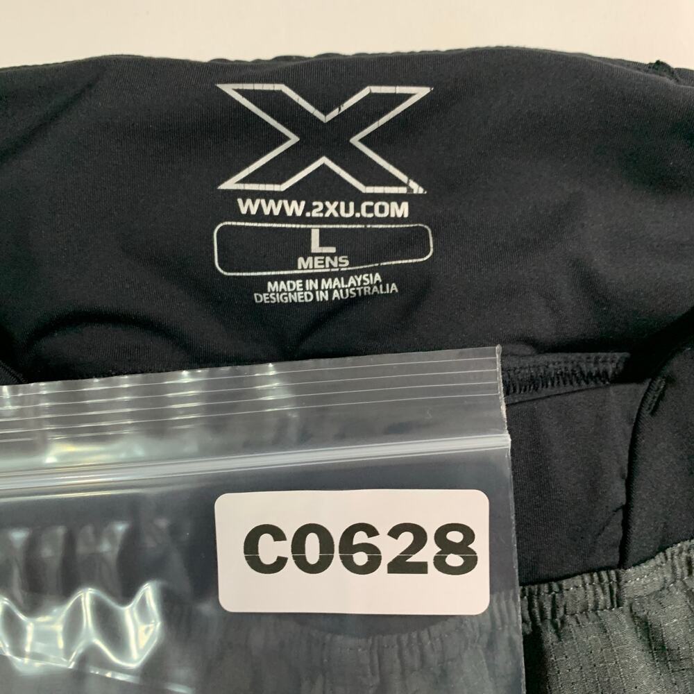 2xu L Mens 2 In 1 Running Compression Shorts Blac… - image 3